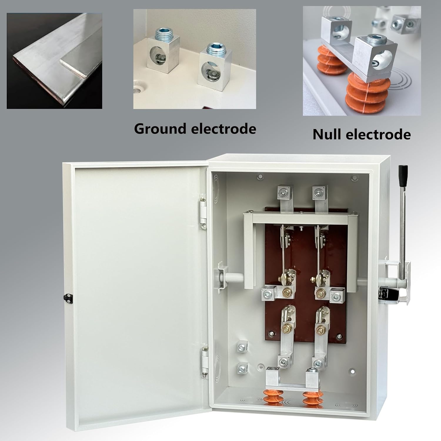 400A Generator Transfer Switch 96000W high-Power Double-Throw Heavy-Duty Safety 120V/240V Voltage Conversion Manual Transfer Switch Multiple Insulation Protection to Keep You Safe