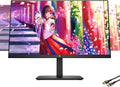 HP 27-inch FHD IPS Monitor | 100Hz, Borderless Design, Eyesafe Certification, Tilt-Adjustable Stand, HDMI & DisplayPort, Built-in Dual Speakers, w/HDMI (27-Inch)