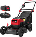 PowerSmart 40V 17' Cordless Lawn Mower with 4.0Ah Battery and Charger, Brushless Motor, up to 1/8 Acre, 3-in-1 (MB2417A)