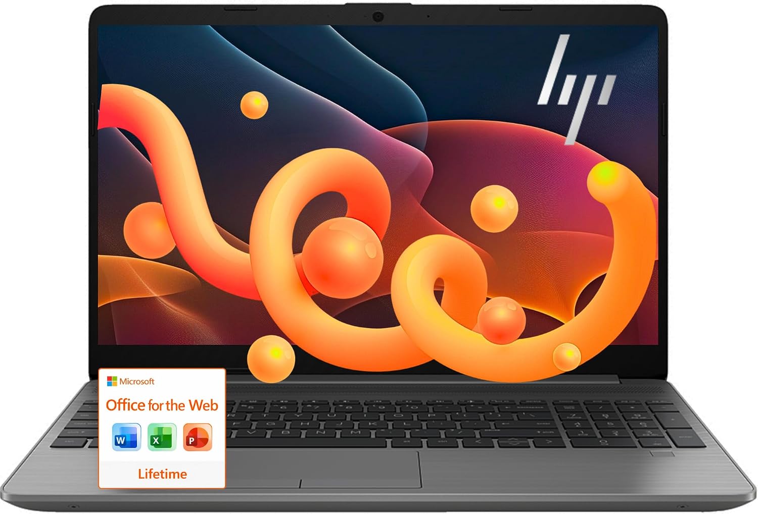 HP 255 G10 Laptop for Home or Work - Microsoft Office 365 for Web - 15.6' Full HD - Ryzen 3 7330U (Beat Intel i5-1135G7) - 16GB RAM - 256GB SSD - HDMI - USB-C - Windows 11 w/o Mouse
