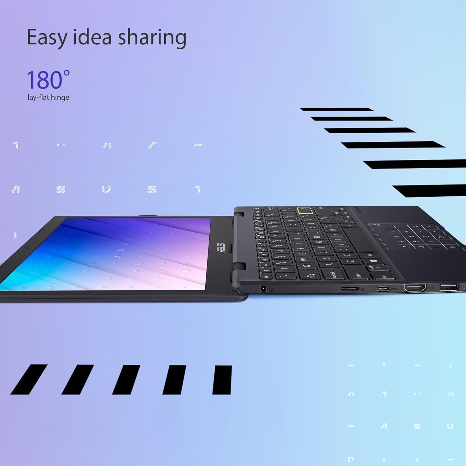 ASUS Vivobook Go 11.6' HD Slim Laptop, Intel Dual Core N4500, Intel Graphics, 4GB, 128GB, Windows 11 Home, SonicMaster, ErgoSense, Black, L210KA-ES04