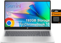 HP Chromebook 15 Laptop ( 15.6' Anti-Glare, Intel N200, 8GB DDR5 RAM, 192GB Storage (64GB eMMC + 128GB SD), 4-Core(> i3-1115G4), Numeric KB) Home & Student, Webcam w/Shutter, Wi-Fi, Chrome OS, Silver