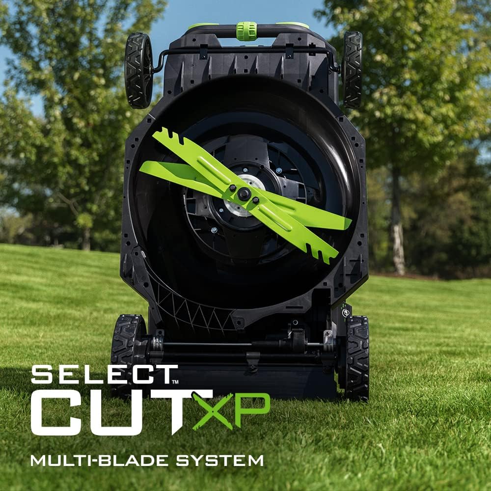 EGO Power+ Electric Lawn Mower, Self-Propelled Cordless with Select Cut, Includes (2) 56V 10.0Ah Batteries and 700W Turbo Charger - LM2156SP-2