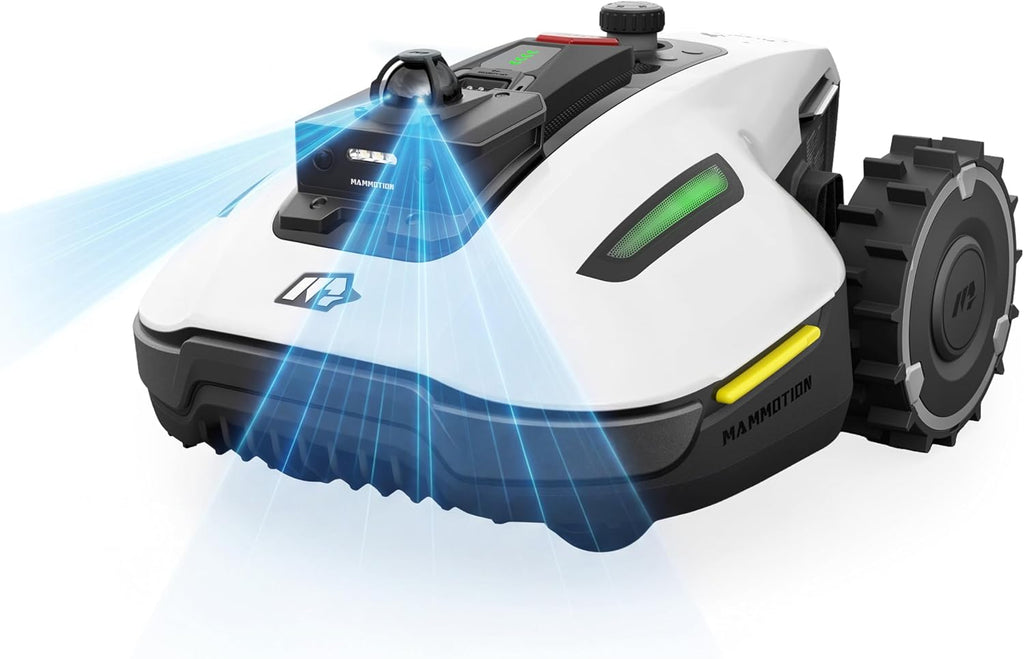 (2026 Upgrade) Mammotion YUKA mini 2 1000H Robotic Lawn Mower, for 0.25 Acre, 360° LiDAR + AI Vision, 45% Slope, DropMow, Smart Battery Management,Cutting Heights 2.0'-3.5'
