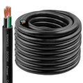 8/3 SOOW Wire 50FT, 8 AWG 600V SOOW Bulk Cable, 8 Gauge 3 Conductor Portable Power Cable, Extension Cord for Welder,Generator,Portable Light,Circuits,EV Car Charger,Motor Lead