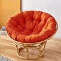 Rocking Outdoor Lounger Chair Chaise Lounge Zero Gravity Rocker,Extra Thick Round Chair Cushion for Hanging Egg Chair and Rocking Chair Comfortable and Durable Seat Cushion for Indoor and Ou