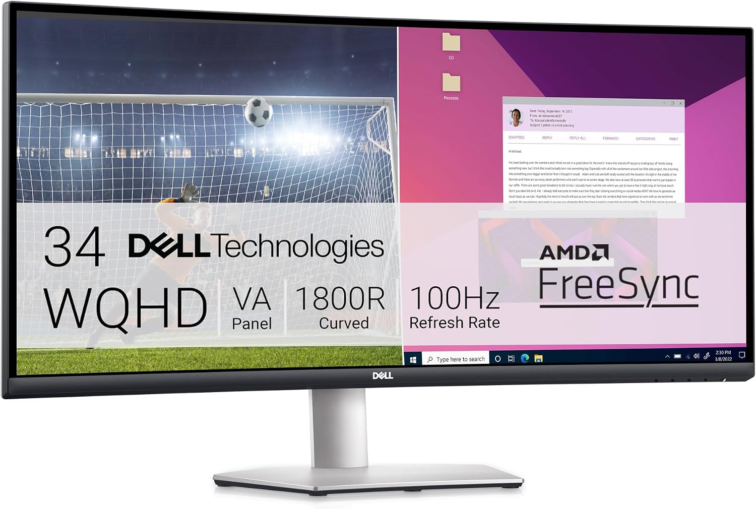 Dell Inspiron 15 5515, AMD Ryzen 5 5500U, 16GB DDR4 RAM, 256GB SSD, USB-C, Wi-Fi 6, Bluetooth 4.1, AMD Radeon Graphics, Windows 11 - Silver