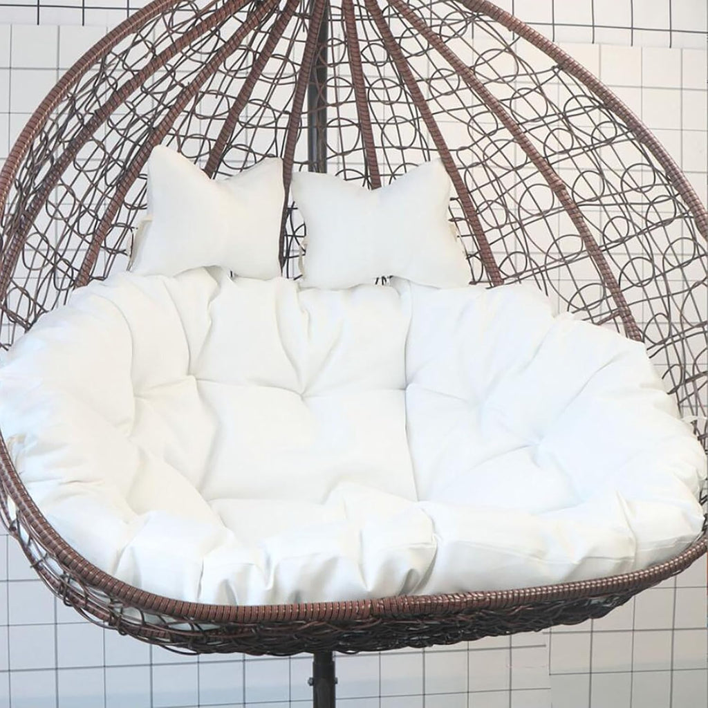 Hanging Basket Cushion Enlarged Thick Cushion Double Swing Sofa Cushion Indoor Rocking Chair Cushion for Furniture Swing Patio,A4