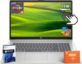 HP Flagship 17' Touchscreen 2025 Laptop Computer, AMD Ryzen 5 7430U (Up to 4.3GHz), 17.3 inch Anti-Glare Touch Screen, 16 GB RAM, 1 TB SSD, Bluetooth 5.4, Copilot AI, Fast Charge, Windows 11 Pro
