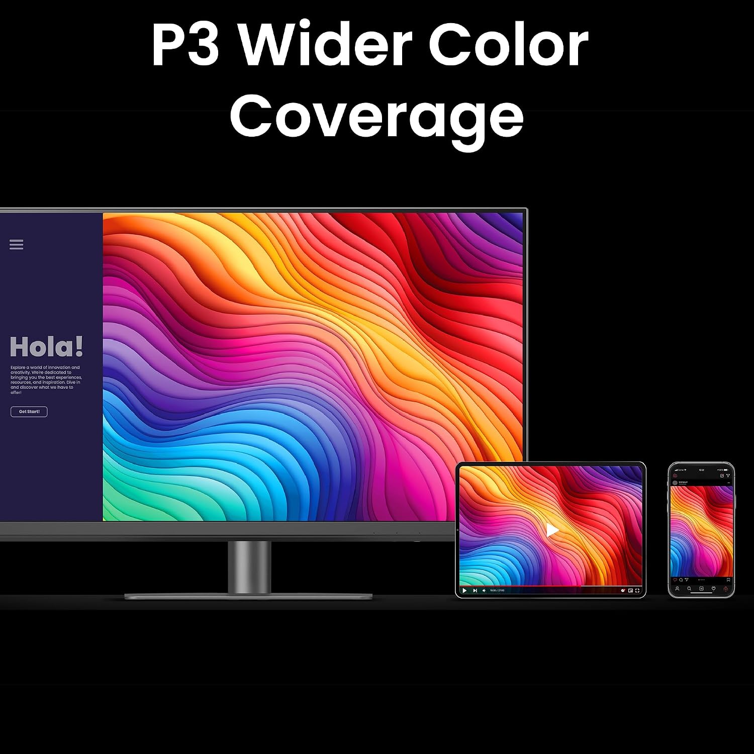 BenQ PD2706QN 27' 2K QHD (2560x1440) Mac-Ready Monitors, IPS, 95% P3, 100% sRGB/Rec.709, Uniformity, 90W USB-C, 100Hz, Factory-Calibrated, Daisy Chain(MST), Anti-Glare Nano Matte, Height Adjustable