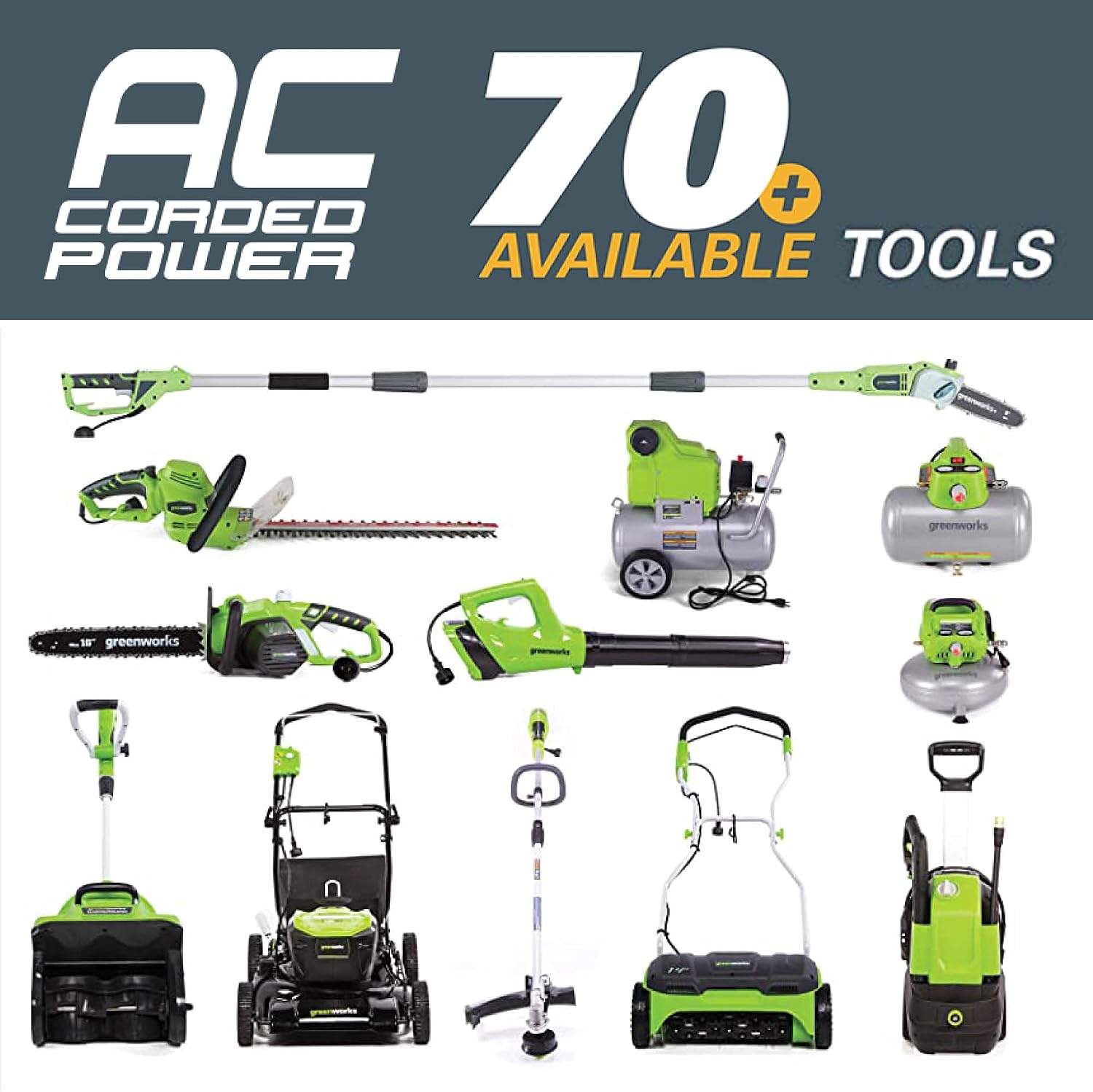 Greenworks 10 Amp 14' Corded Electric Dethatcher (Stainless Steel Tines)