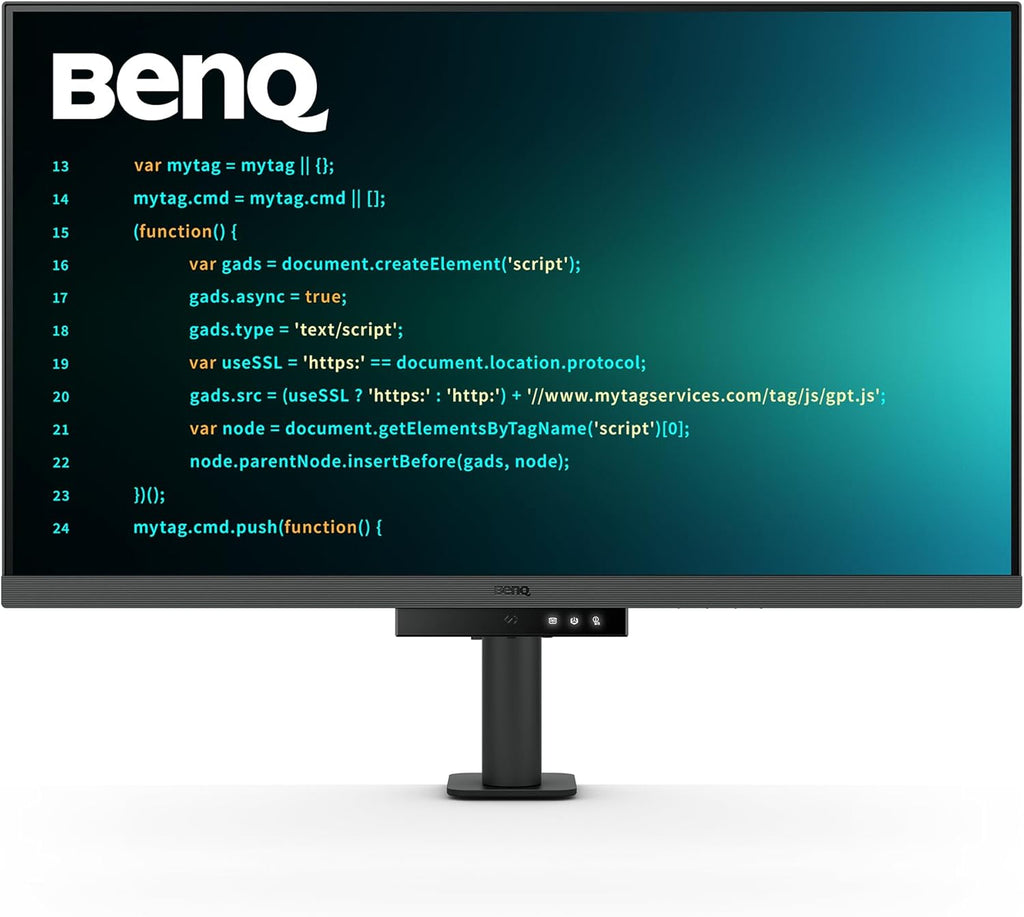BenQ RD320UA 32' 4K 3840x2160 Programming Monitor with 2000:1 Contrast Ratio, Nano Matte Panel, MoonHalo, 90W USB-C, Coding Modes, Night Hours Protection, Ergonomic Stand, and Eye-Care Technology