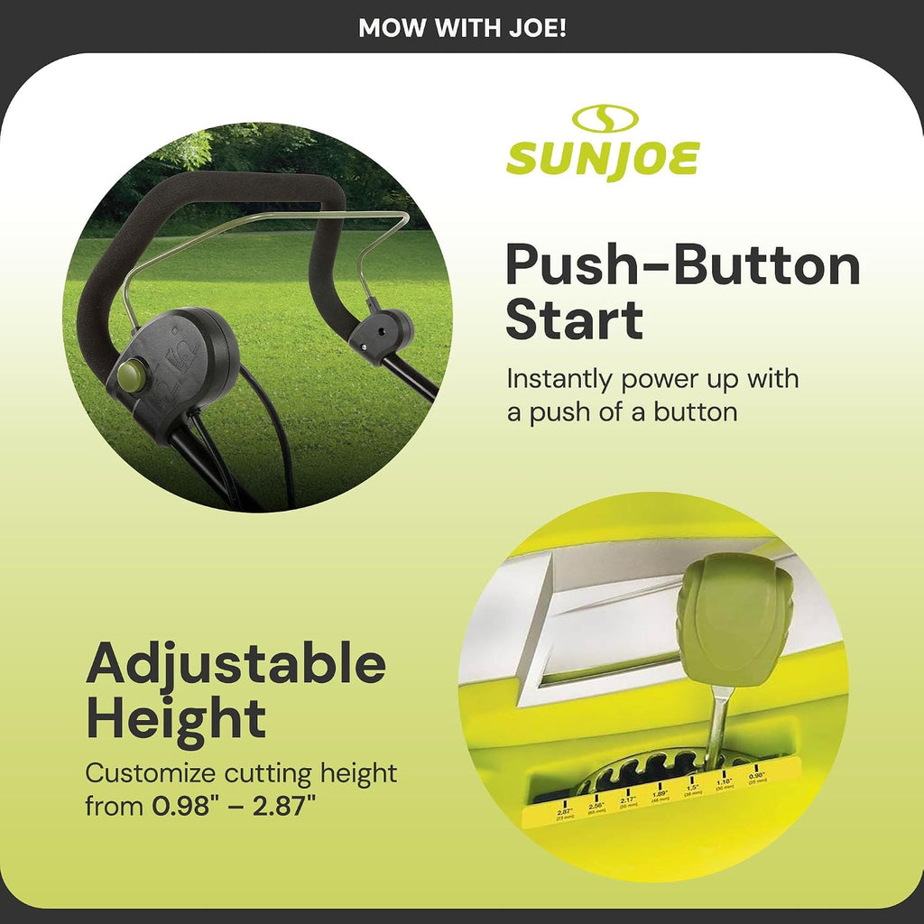 Sun Joe MJ403E Mow Joe 17-Inch 13-Amp Electric Lawn Mower/Mulcher