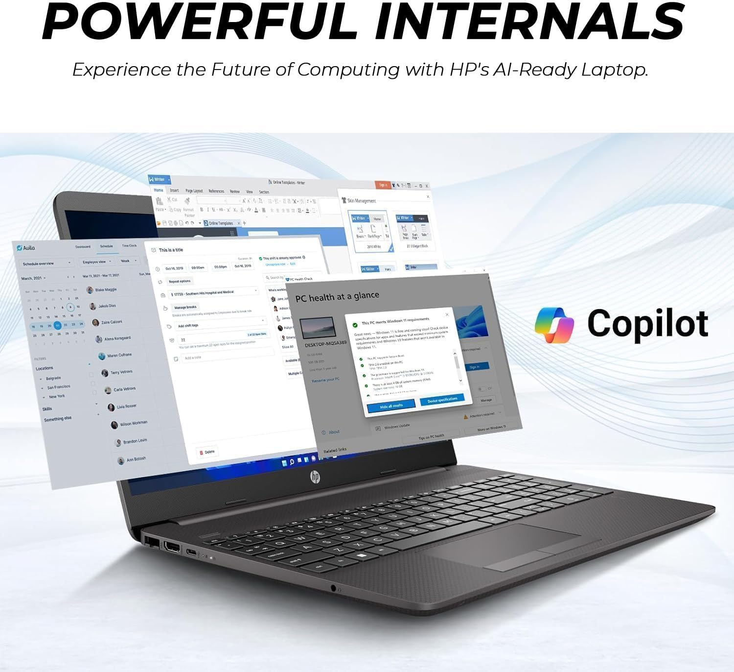 HP Latest 15.6' FHD Laptop with Microsoft Office, Intel Core i5-1335U Processor(Beat 12th i7), Wi-Fi 6, Copilot AI, 12GB RAM | 256GB PCIe SSD, Win11 Pro, for Work&Study, w/WOWPC Recovery USB
