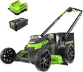 Greenworks 80V 25' Brushless Cordless ( Self-Propelled) Lawn Mower (75+ Compatible Tools), 5.0Ah Battery and Charger Included