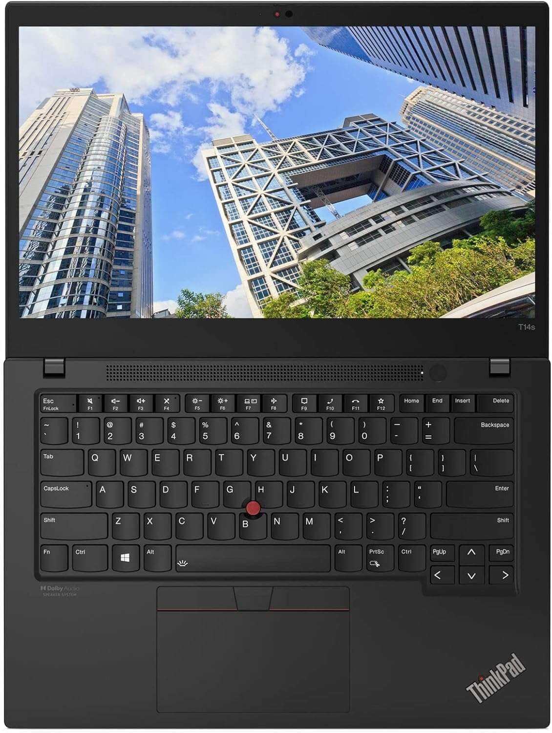 Lenovo ThinkPad T14S Gen 2, Intel Core i7-1185G7, 14 Inch Full HD Display, 16GB RAM, 256GB SSD, Thunderbolt 4, Backlit Keyboard, Windows 11 Pro (Renewed), Villi black