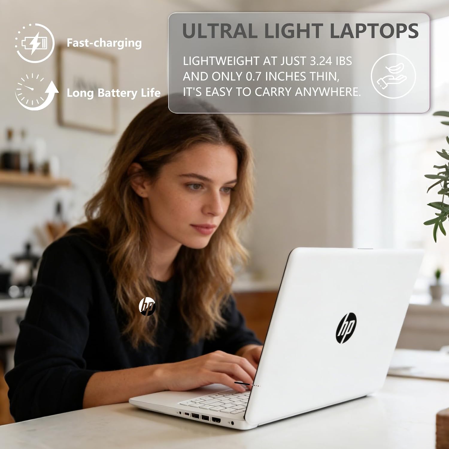 HP 17 Laptop, 17.3' FHD Display, 16GB RAM, 512GB SSD, AMD Ryzen 5 Processor(Beats i7-1165G7, Up to 4.3GHz), Webcam, Numeric Keypad, Long Battery Life, Windows 11 Home, Alpacatec Accessories, Silver