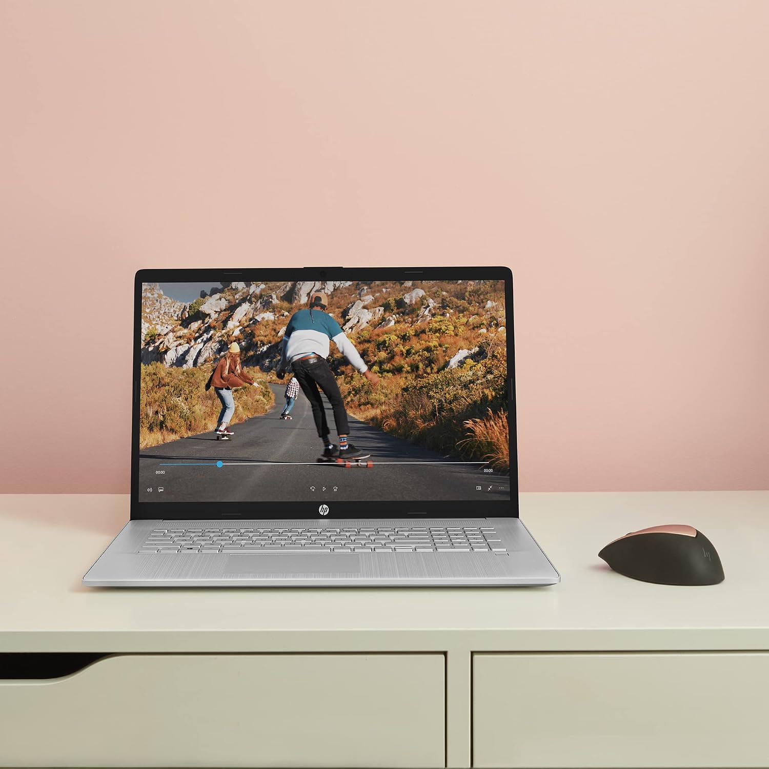 HP 2025 17-inch Laptop Computer, Intel 8-Core i3-N305, 17.3' HD+ Display, Windows 11 Pro, 32GB RAM, 2TB SSD, Wi-Fi 6, Numeric keypad, HDMI, for Business & Student, w/BWE Accessories