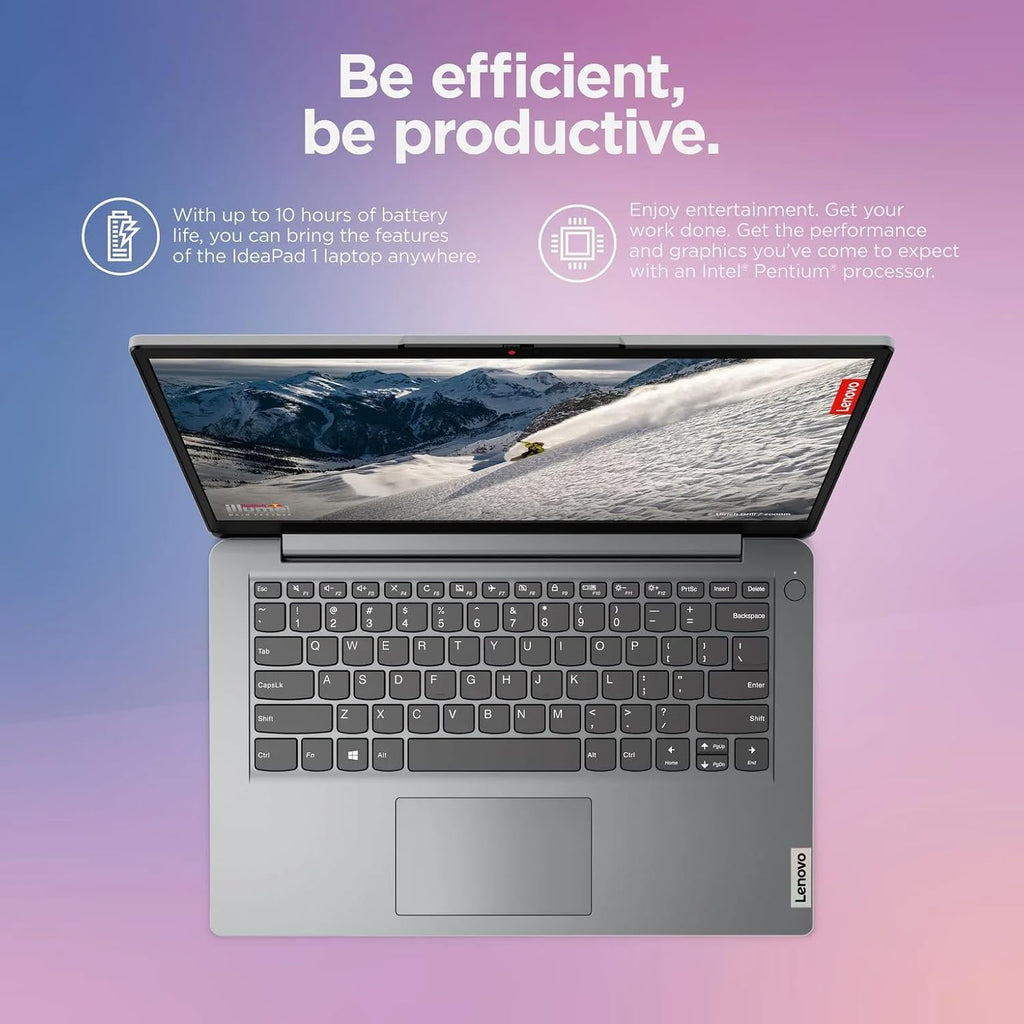 Lenovo IdeaPad 14' Laptop Computer 2025, 12GB RAM, 884GB Storage (256GB SSD +128GB eMMC +500GB Ext), Intel Core Processor, UHD Graphics, Long Battery WiFi-6, MarxsolAccessory, 1-Yr Office 365, Win 11