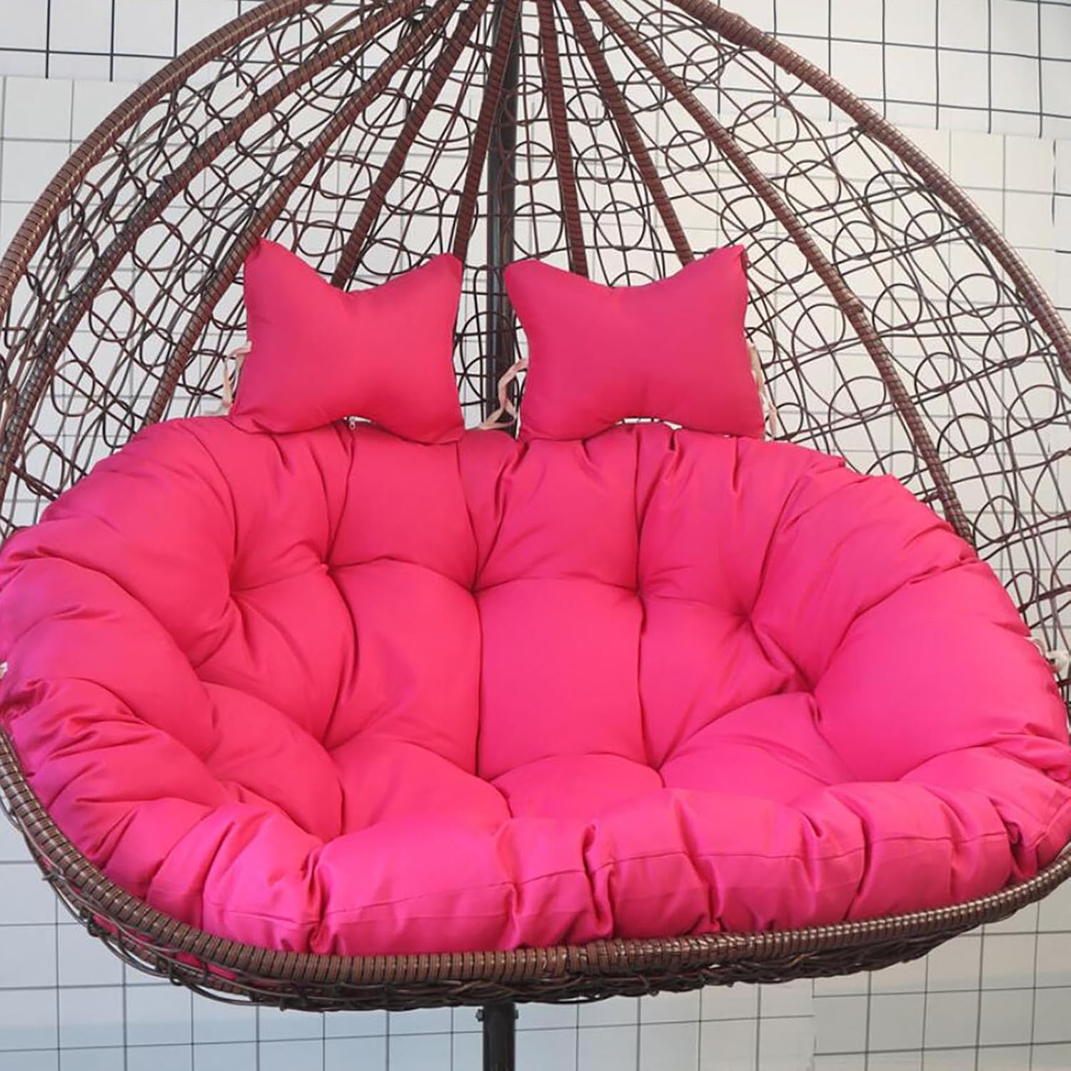 Hanging Basket Cushion Enlarged Thick Cushion Double Swing Sofa Cushion Indoor Rocking Chair Cushion for Furniture Swing Patio,A5