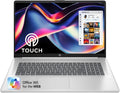 HP 17.3' Touch | Touchscreen Laptop with Office 365 for The Web, AMD Ryzen 5 7430U (6 Cores, 12 Threads, Upto 4.3GHz, Beats Core i7-1355U), 16GB RAM, 512GB SSD Storage, 10 Key Number Pad, No Mouse