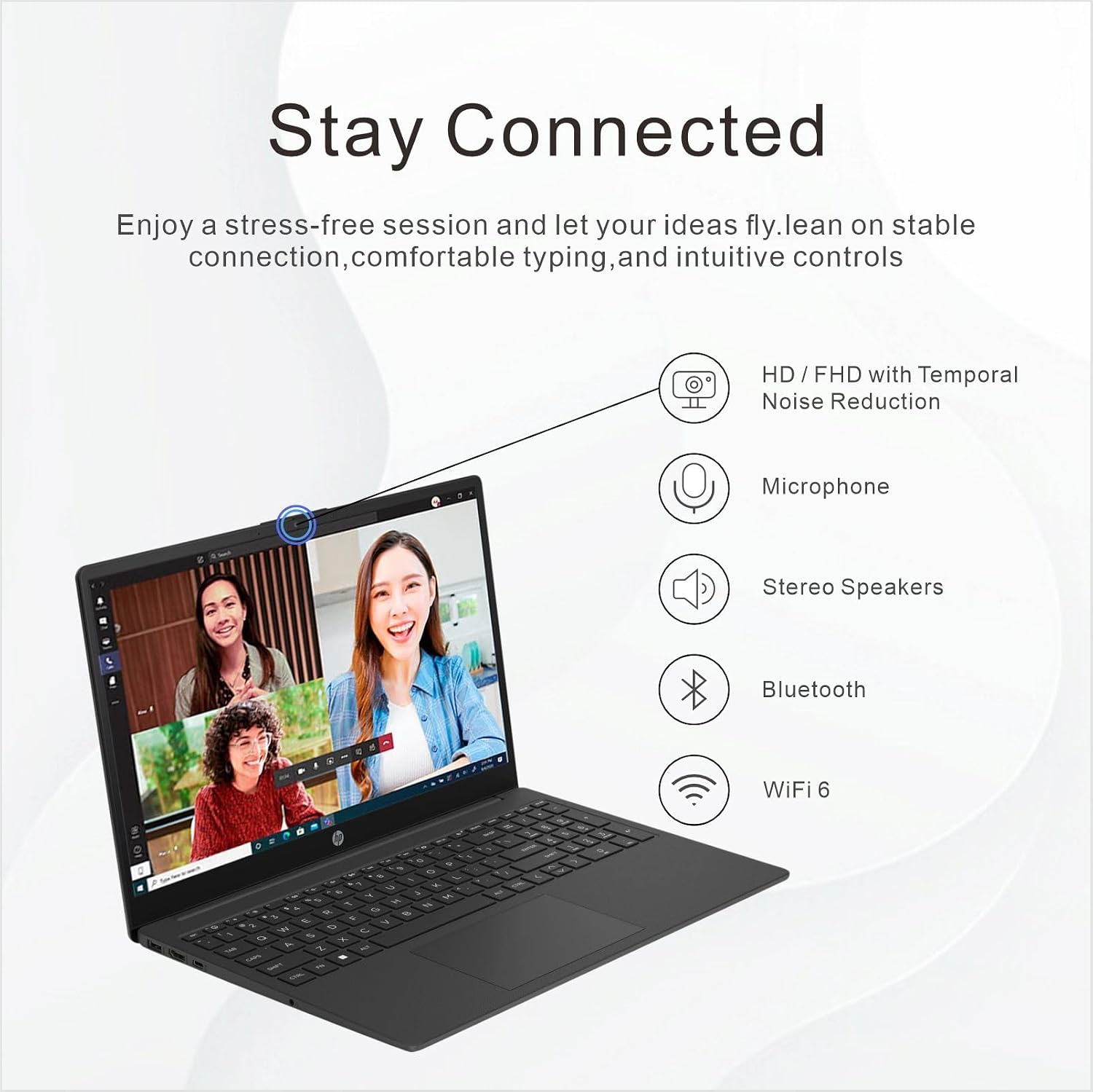 HP 255 G10 Business Laptop | 15.6' FHD Display | AMD Ryzen 5 7530U (Beat i7-1165G7) | 32GB RAM | 1TB SSD | Numeric Keypad | Wi-Fi 6 | Bluetooth 5.2 | Windows 11 Pro | School, Business & Productivity