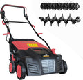 Thunderbay 2-in-1 Electric Dethatcher and Scarifier w/Grass Collection Bag 16-Inch 15-Amp Lawn Mowers Walk-Behind Corded Lawnmower