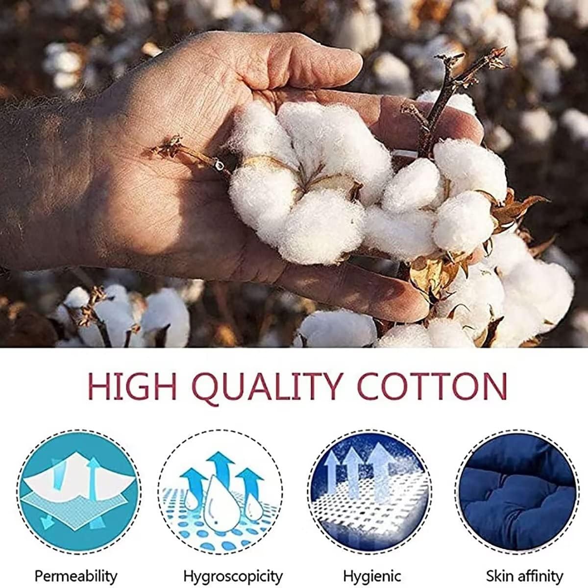 Egg Chair Cushion Replacement Waterproof Hanging Basket Swing Chair Cushion Outdoor Porch Backyard Patio Hammock Swing Replacement Cushion (Red)