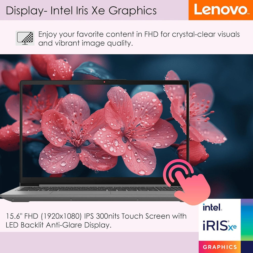 Lenovo 15.6 Touchscreen IdeaPad • 40GB RAM • 1TB SSD (512GB SSD withHP 512GB P500 Portable SSD) • Intel 6-Core CPU • FHD (1920 x 1080) • Wi-Fi 6 • Bluetooth • Type-C • HDMI • Windows 11 Pro