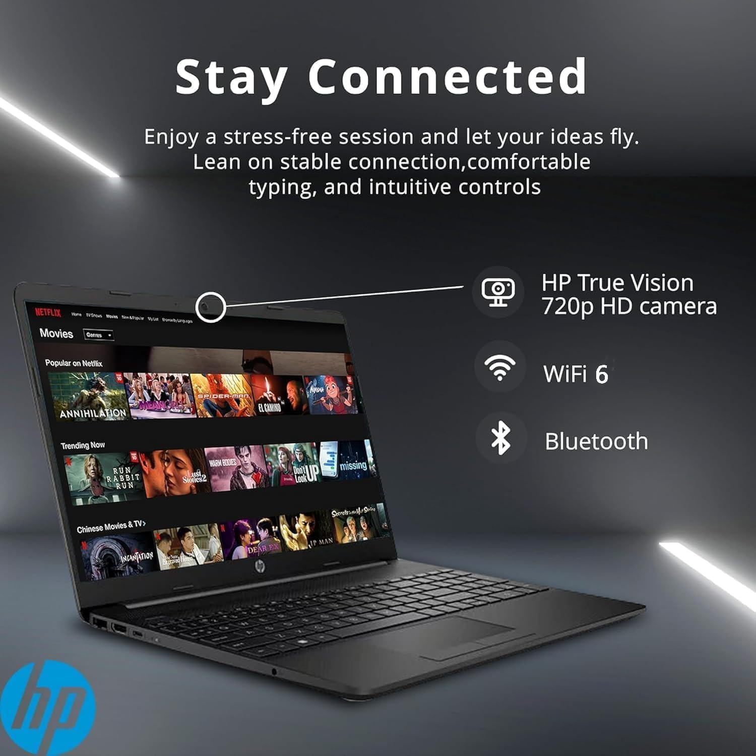HP 15.6' FHD Business Laptop, Latest 13th Gen Intel Core i3 (Faster Than i7-1250U,Up to 4.5 GHz), Microsoft Office, 12GB RAM, 256GB SSD, Windows 11 Pro, Wi-Fi 6, Ethernet Port, WOWPC Recovery USB