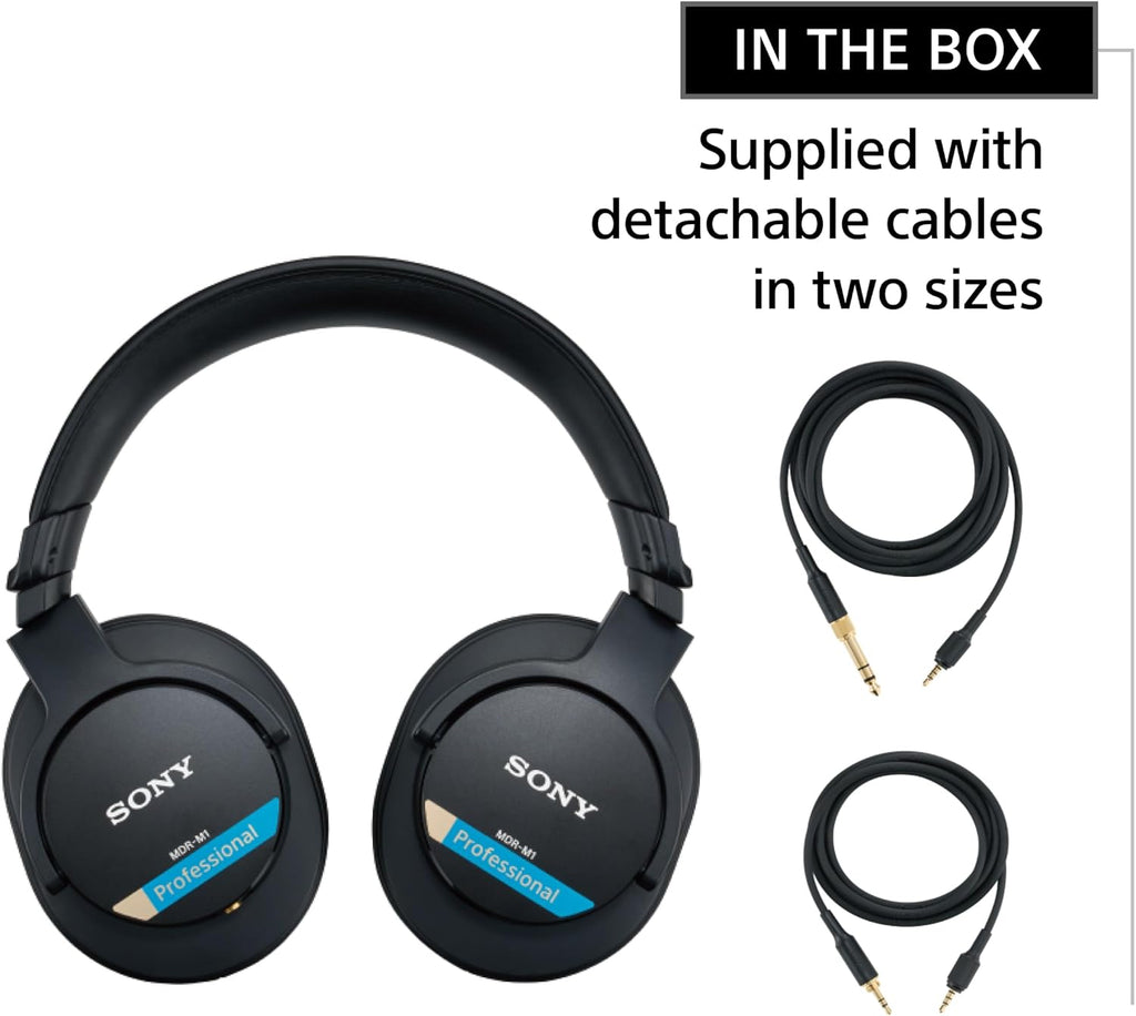 Sony MDR-M1 Professional Reference Closed Monitor Headphones