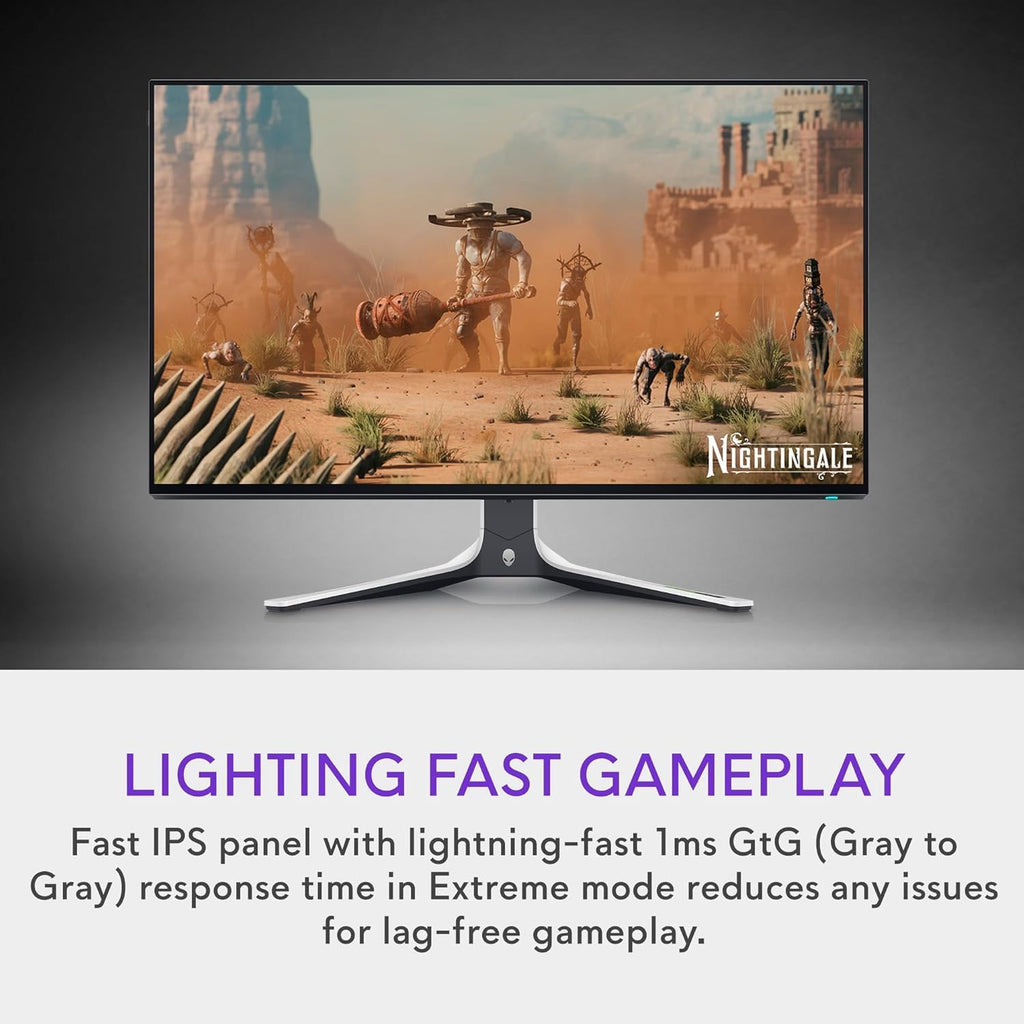 Dell Alienware 27' QHD Gaming Monitor | 280Hz, 1ms | FreeSync Premium Pro + G-Sync | Fast IPS, VESA HDR600 | Height/Tilt/Swivel/Pivot, AlienFX RGB, Low Blue Light (QHD-280Hz)