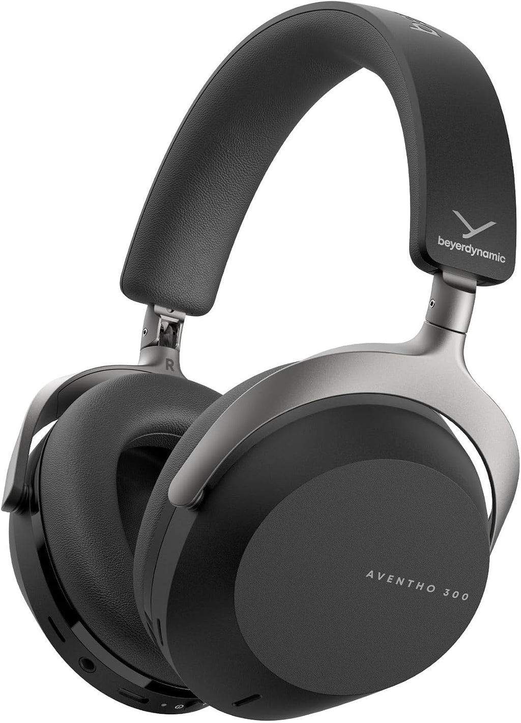 beyerdynamic AVENTHO 300 Wireless Bluetooth Headphones, Over Ear, Active Noise Cancelling, USB-C Charging, 50 Hours Playtime, Ultra Comfortable, Dolby Atmos and Head Tracking, Black