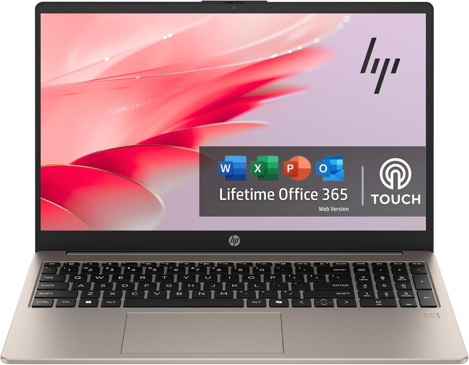 HP 15.6' FHD Touchscreen Laptop with Office 365 for the Web, Intel 8-Core I3 (Beat i5-1155G7), 8GB RAM, 768GB Storage(256GB SSD and 512GB External), Windows 11 w/o Mouse