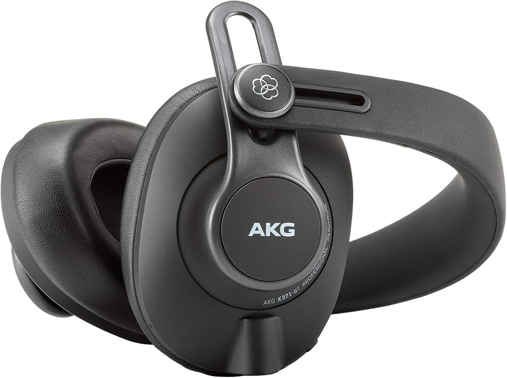 AKG Pro Audio K371BT Bluetooth Wireless Over-Ear, Closed-Back, Portable, Foldable Studio Headphones. 50mm Drivers. Astounding Frequency Response - 5 Hz to 40 kHz. Black