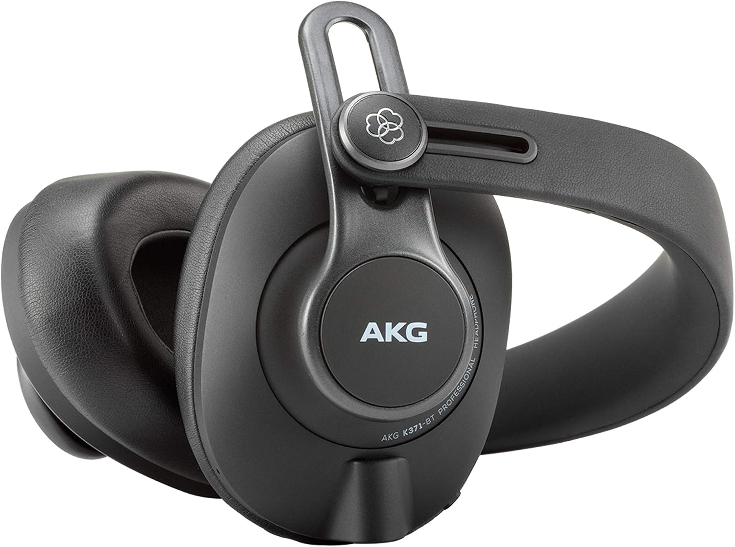 AKG Pro Audio K371BT Bluetooth Wireless Over-Ear, Closed-Back, Portable, Foldable Studio Headphones. 50mm Drivers. Astounding Frequency Response - 5 Hz to 40 kHz. Black