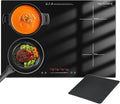 30' 4-Burner Built-in Induction Cooktop 6600W, Countertop Electric Stove with Touch Control, 9 Power Levels, Timer & Child Lock, Easy-Clean Black Glass Surface (220–240 V)