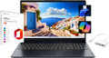 Lenovo IdeaPad 1 15.6' FHD Laptop, with Free Lifetime Microsoft Office 2024, AMD Ryzen 3 7320U, 4GB RAM, 128GB SSD, Windows 11 Pro, Abyss Blue, Wi-Fi 6, with Docking Station