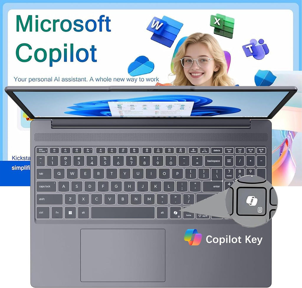 Lenovo 15.3' FHD+ Laptop Computer, Intel 8-Core i5-13420H, 40GB DDR4 RAM, 1TB PCIe SSD, 2026 Edition, Long Battery Life, WiFi 6, Bluetooth 5.2, HDMI, Type-C, Copilot Key, Windows 11 Home, Slate