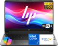 HP 15.6 Inch Business Laptop with Microsoft Office on the Web, Powerful 13th Intel Core i3 Processor (Beats i7-1165G7), 16GB RAM, 1.12TB SSD(512GB SSD+500 GB External), Windows 11 Pro, WOWPC 3 in 1