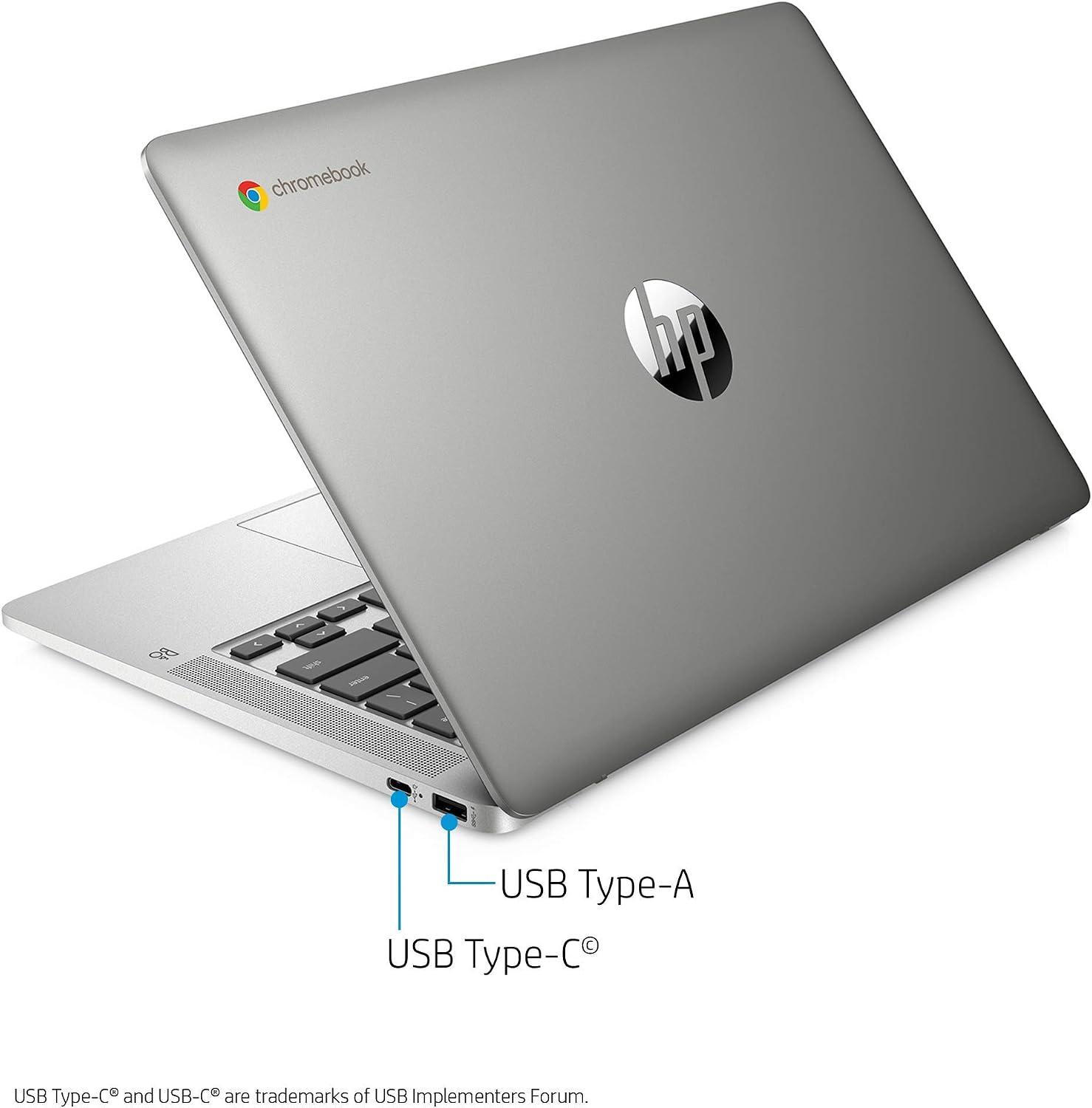 HP 2020 Flagship 14 Chromebook Laptop Computer 14-inch HD SVA Anti-Glare Display Intel Celeron N5000 Processor 4GB DDR4 64GB eMMC WiFi Webcam Chrome OS (Renewed)