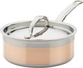 Hestan - CopperBond Collection - 100% Pure Copper Sauce Pan, Induction Cooktop Compatible, 2 Quart