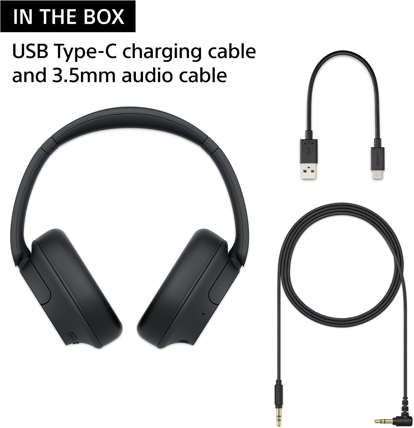 Sony WH-CH720N Noise Canceling Wireless Headphones Bluetooth Over The Ear Headset with Microphone and Alexa Built-in, White New