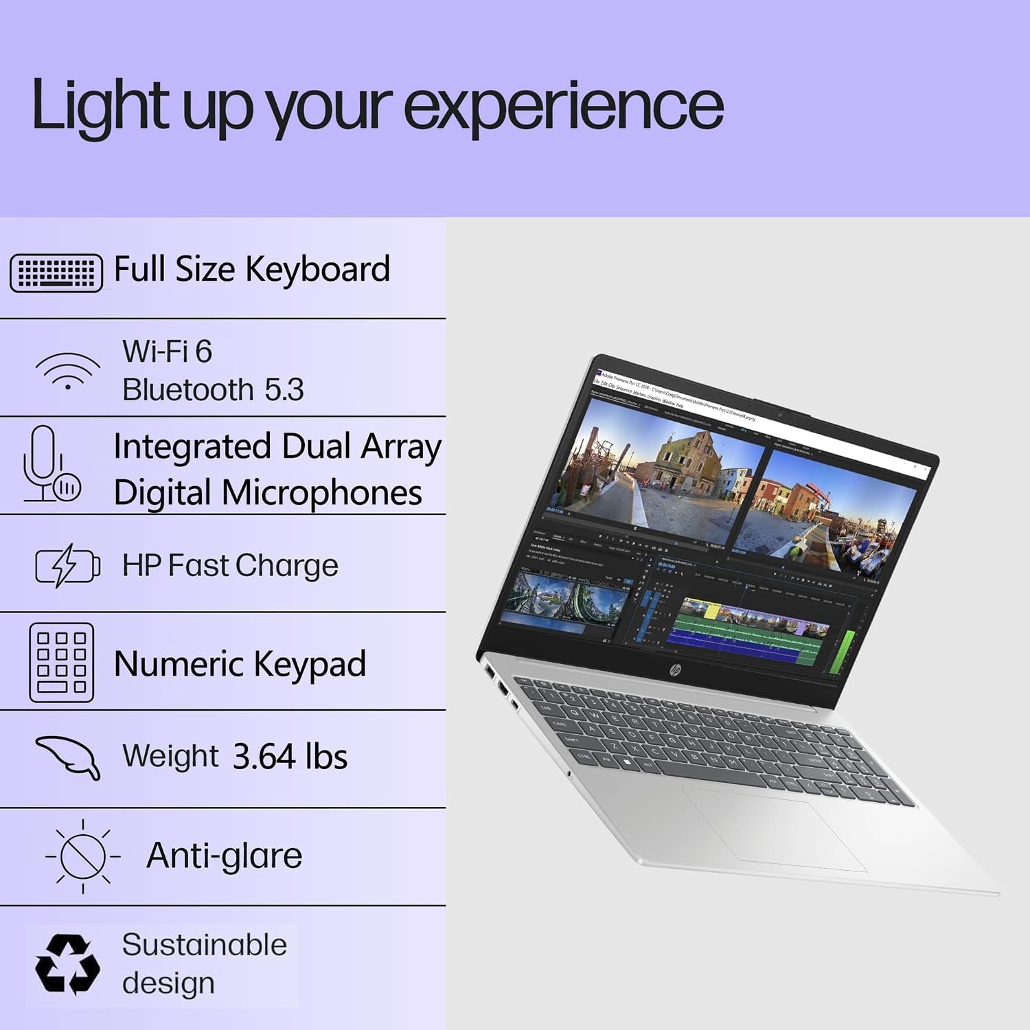 HP Pavilion 15.6 Laptop Computer for Daily Work & Student Home Study, Lifetime Office 365, Intel N100, 16GB RAM, 1TB SSD, Fast Charging, Long Battery Life, Windows 11 Home, Type-C to RJ-45 Cable