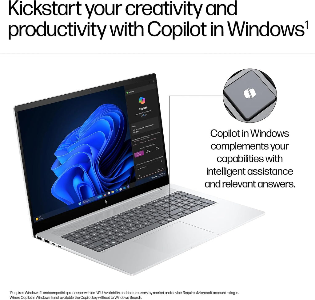 HP 17inch Laptop - Intel i3-N305 Beat i7-1165G7-16GB RAM -1TB SSD -Windows 11 - HD+ IPS Display - Computadoras Portatil Laptop - Microsoft Copilot - 10Hours Battery Life - School Student