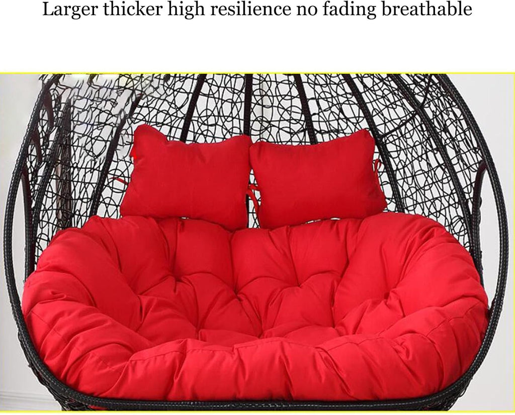 Hanging Basket Cushion Enlarged Thick Cushion Double Swing Sofa Cushion Indoor Rocking Chair Cushion for Furniture Swing Patio,A7