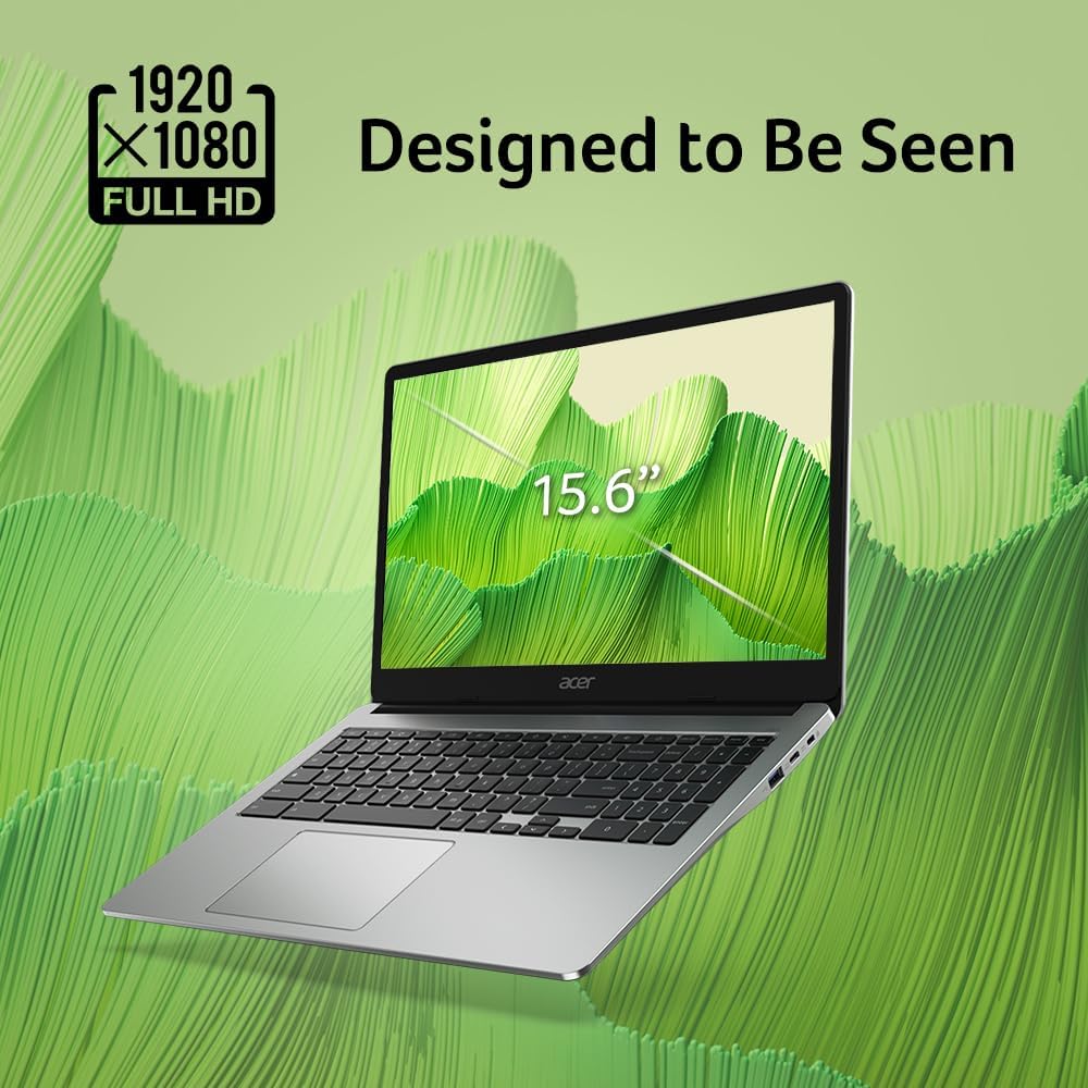 Acer 315 15.6' Chromebook Intel Celeron N4500 1.1GHz 4GB RAM 64GB Flash Chrome OS (Renewed)