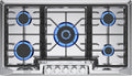 Empava 36 Inch Gas Cooktop,5 SABAF Sealed Burners Made in Italy,Propane Stove LPG/NG Convertible,Bulit-in Cook Top Stainless Steel, CSA Certified,Thermocouple Protection,for Homes, kitchens