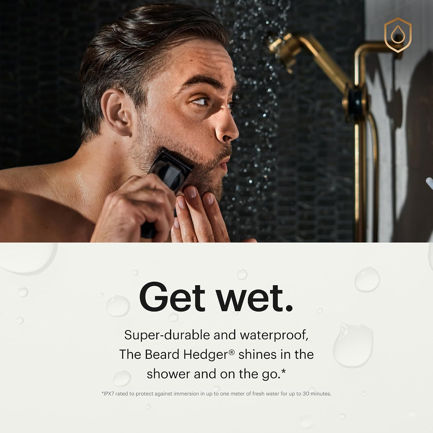 MANSCAPED® Body, Beard & Face Bundle 5.0 - The Lawn Mower® 5.0 Ultra Groin & Body Hair Groomer, The Beard Hedger® Premium Trimmer, Weed Whacker® 2.0 Nose & Ear Hair Razor, The Shed Toiletry Bag