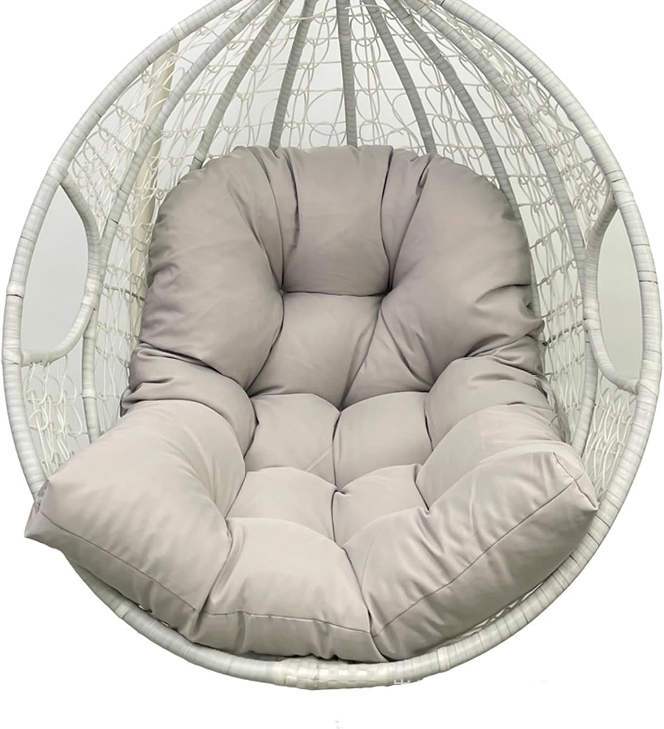Waterproof Rocking Chair Cushion Detachable Washable Household Garden Hanging Chair Cushions with Comfort Non-Slip Bottom, Papasan Swing Cushion for Indoor/Outdoor(Color:J)